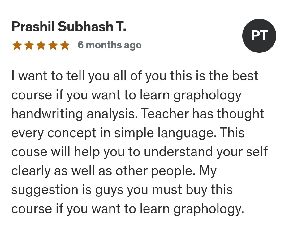 Graphology course